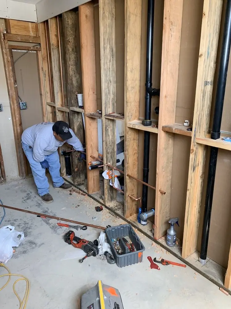 Commercial rough-in plumbing for Gas Line Repair in Pleasant Ridge